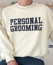 26556 - Personality stitch sweatshirt F size(95 to 105)