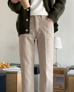 Even Pigment Washing cotton pants S~XL(28~34)