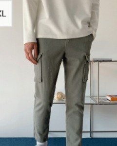 Butter napping banding cargo pants M~3XL(28~38)