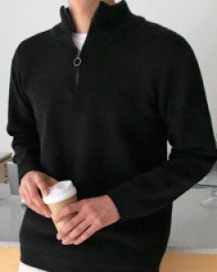 ePucell half zip-up Knit F size(95 to 105)