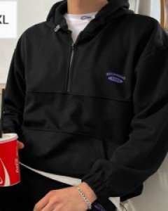 Big vain string anorak hood XL~3XL(100~120)