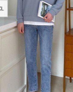 ULBI Tapered Fit Banding Denim Jeans 1~6(28 ~ 38)