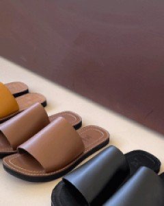 Lodiun Cowhide Slippers 250mm~280mm