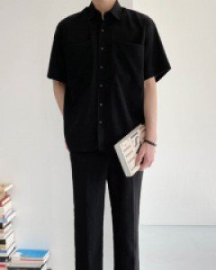 Ansub Short-sleeve Collar Shirt Set 50~52(95 to 105)