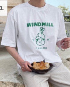 Big Witmeal Printing short sleeved T-shirt XL~3XL(100~120)