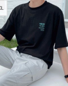 Cali Beach Printing Short Sleeves T-shirt .XL~3XL(100~120)