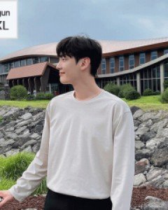 Essential Shoulder Line Round Long Sleeve M~2XL(95 to 115)