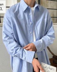 City Boy Over fit Ox Shirt M~2XL(95 to 115)