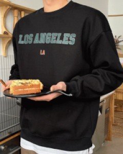 Linen Over fit sweatshirt .F size(95 to 105)