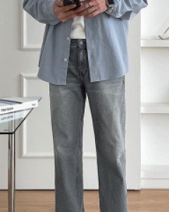 Matiel Semi-Wide Denim Pants 46~52(28~34)
