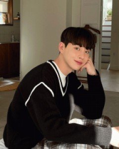 Pauline Coloring V-neck Knit .F size(95 to 105)