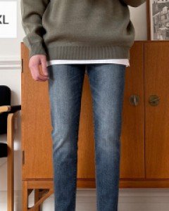 Hedic Hidden Banding Cutting Jeans 46~54(28-36)