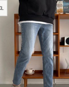 Dunalp Slim Cutting Jeans S~2XL(28-36)