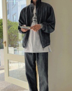 Royle two-way scramble denim jacket set F size(95 to 105)