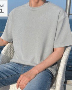Strong quality wale short sleeved T-shirt M~2XL(95 to 115)