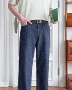 Rundepo Cooling Wide Denim Pants S~L(28~32)