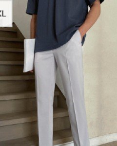 Cervin Cool Half Banding Slacks S~2XL(28-36)