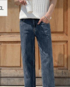 Levor Summer Semi-Wide Denim Pants S~3XL(28~38)