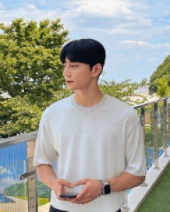 Naroson Stripe Short-sleeve Knit F size(95 to 105)