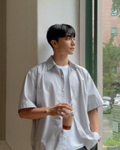 Non-Turo String Short-sleeve Shirt F size(95 to 105)