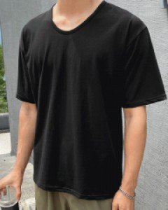 Silkend Cool Ever U-neck short sleeved T-shirt 50~52(95 to 105)