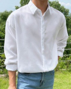Poltoin Over fit hidden Shirt M~L(95-110)