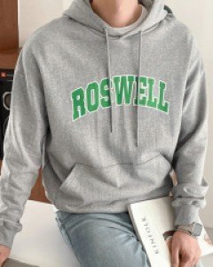 Green Ross Lettering Hoodie F size(95-110)