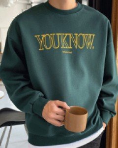 Yuno Printing Coloring sweatshirt F size(95 to 105)
