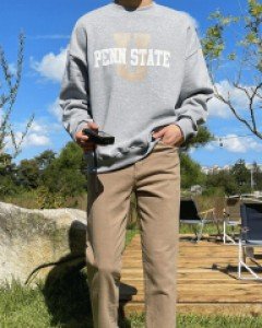 Upend napping sweatshirt F size(95-110)