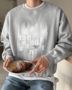 Unicrec Printing napping sweatshirt F size(95 to 105)