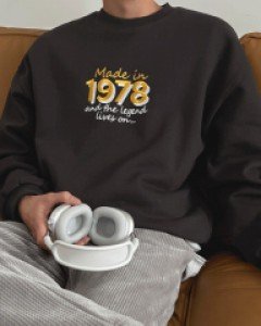Number Coloring napping sweatshirt F size(95-110)