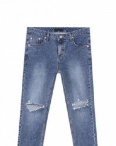 Easy Harp Cutting Denim Jeans S~XL(28~34)