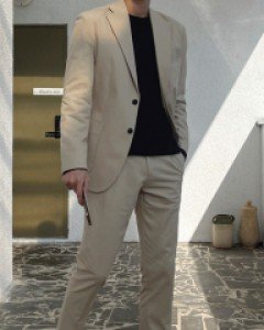 North BASIC Cotton Suit Set M~XL(95-110)