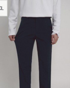Iconal Wrinkle Free Side Banding Slacks S~2XL(28-36) [BIG SIZE product]