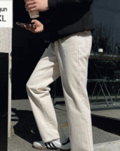 Natural Color Semi-Wide Banding Cream Gin M~3XL(28 ~ 38)