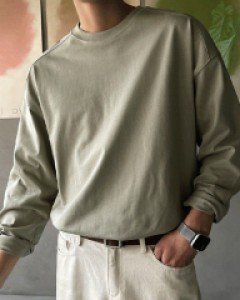 Perfect use USACotton Over fit Long Sleeve M~XL(95-110)