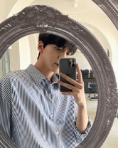 Timeless Over fit Stripe Shirt M~L(100~110)