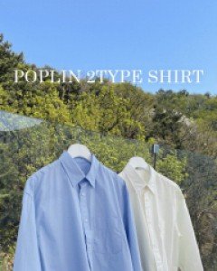 Daily Poplin 2type Shirt M~XL(95-110)