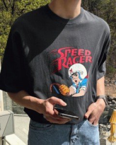 Admoon Racer Over fit short sleeved T-shirt F size(95-110)