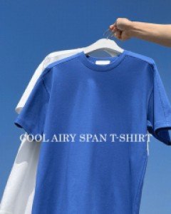 Cool Airy Spandex Cut Short Sleeved T-shirt M~XL(95-110)