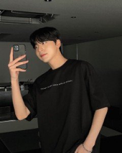 Over fit MVS English lettering short sleeved T-shirt F size(95-110)