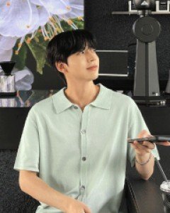 Wistcool Viscose Short-sleeve Kara cardigan F size(95 to 105)