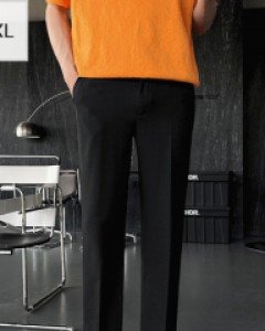 Toothless Spandex 9-part Slacks M~2XL(30-36)