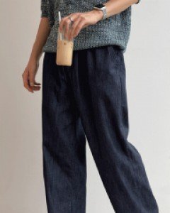 Normal Wide raw denim Banding Denim S~L(28~34)