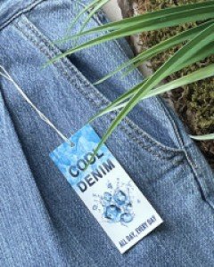 Everycool One Chin Linen Wide Denim S~L(28~32)