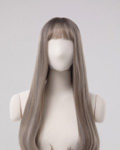 Bebe Rose Full wig) Cinnamon Apple (High-heated) ash khaki