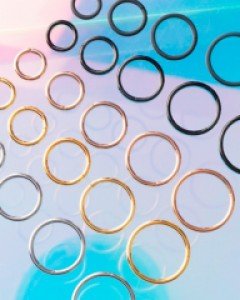 [NCT위시 협찬] 써지컬 피어싱 고급형 세그먼트 링피어싱 25종