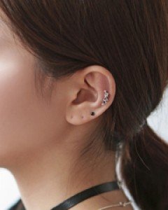 도형 믹스 바벨 피어싱