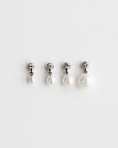 진주 쥬얼리 바벨 피어싱