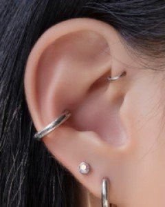 써지컬 피어싱 원터치 링피어싱 두께2.5mm